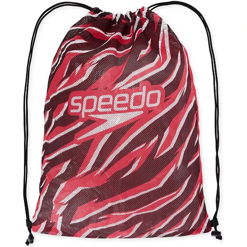 Speedo Мешок-рюкзак Printed Mesh Bag red/black