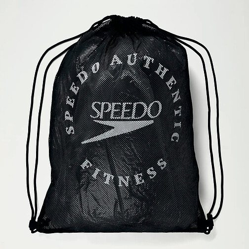 Speedo Мешок-рюкзак Printed Mesh Bag black/white