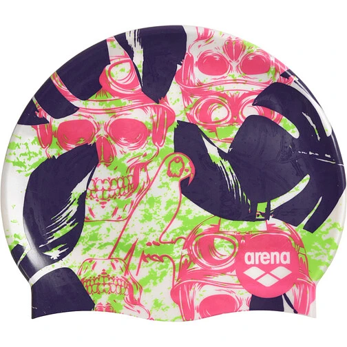 Arena Шапочка для плавания PRINT 2 crazy fantasy skull