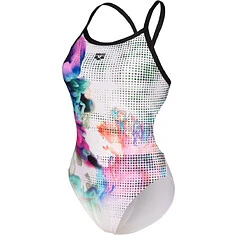 Arena Купальник спортивный ARENA AIRBRUSH CHALLENGE black-white-multi