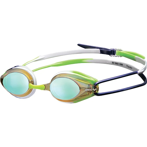 Arena Очки для плавания Tracks Mirrored Yellow-Purple-Green