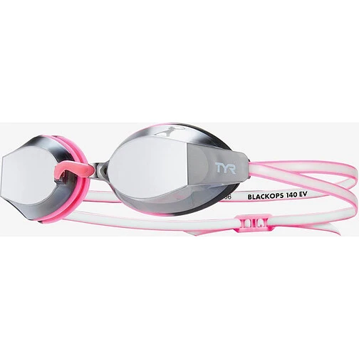 TYR Очки для плавания Women's Black Ops 140 EV Mirrored Racing Silver/Pink