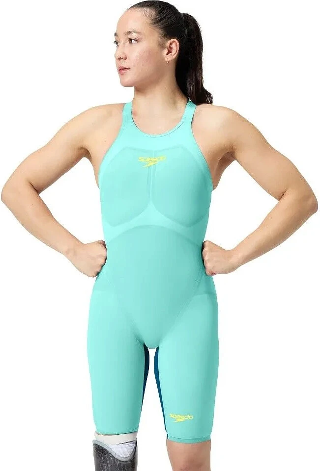 Speedo Профессиональный костюм стартовый Fastskin LZR Pure Valor 2.0 Closedback Kneeskin Arctic Glass