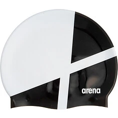 Arena Шапочка для плавания TEAM STRIPE CAP diamond - white - black