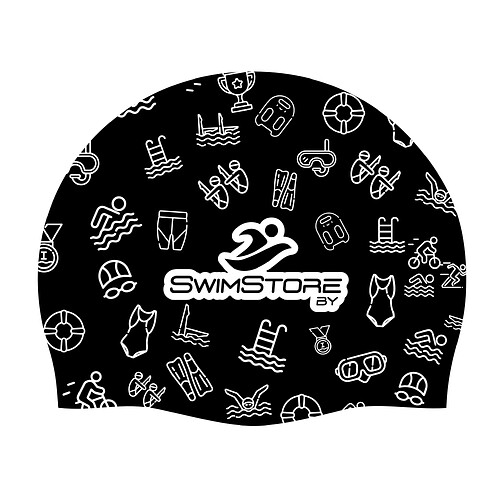 SwimStore Шапочка для плавания Aquatics black