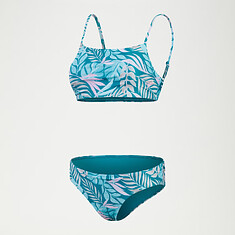 Speedo Раздельный купальник Printed Adjustable Thinstrap Bikini Blue/Pink