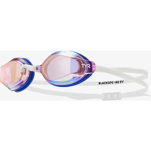 TYR Очки для плавания Women's Black Ops 1140 EV Mirrored Racing pink/white