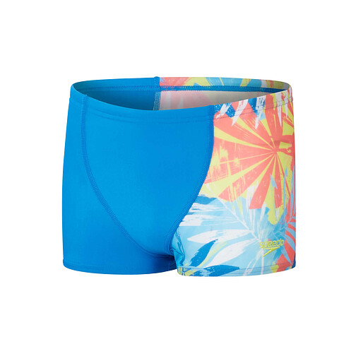 Speedo Плавки BOYS DIGITAL ALLOVER V-CUT AQUASHORT Blue/Red