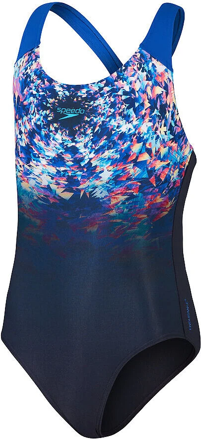Speedo Купальник Digital Placement Splashback Girls NAVY/BLUE