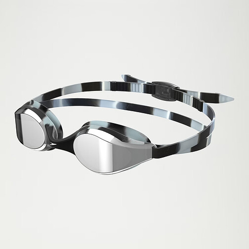 Speedo Очки для плавания Junior Hyper Flyer Mirror Goggles Silver