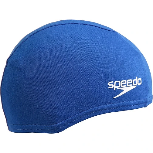 Speedo Шапочка для плавания тканевая Junior Polyester Cap Blue