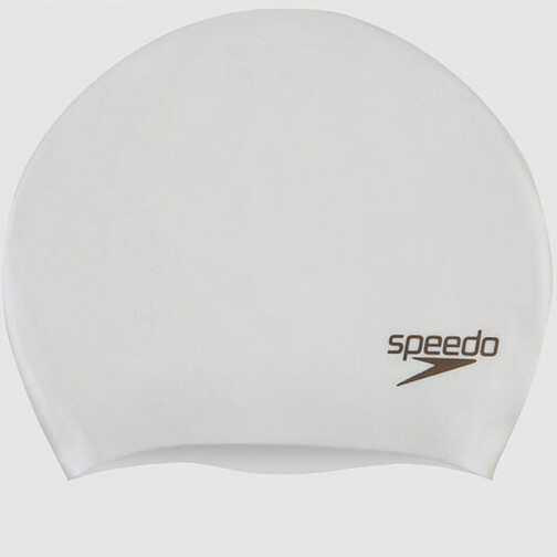 Speedo Шапочка для длинных волос Long Hair White/Gold