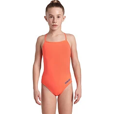 Arena Купальник TEAM CHALLENGE SOLID JR bright coral