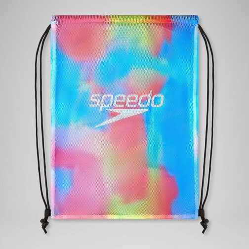 Speedo Мешок-рюкзак Printed Mesh Bag Pink/Yellow