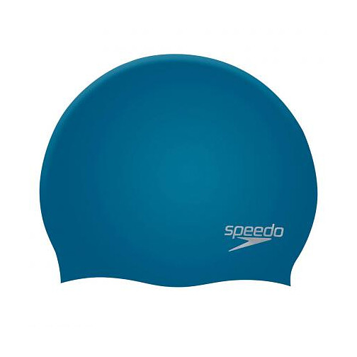 Speedo Шапочка для плавания Plain Moulded Silicone Cap Blue