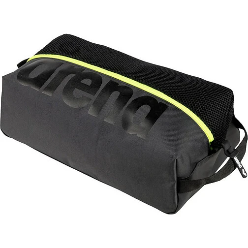 Arena Сумка-косметичка SPIKY III POCKET BAG dark_smoke-neon_yellow