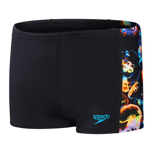 Speedo Плавки спортивные Boys' Digital Allover Aquashort blakc/orange