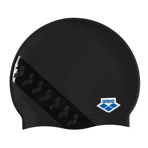 Arena Шапочка для плавания TEAM STRIPE CAP team stripe black black