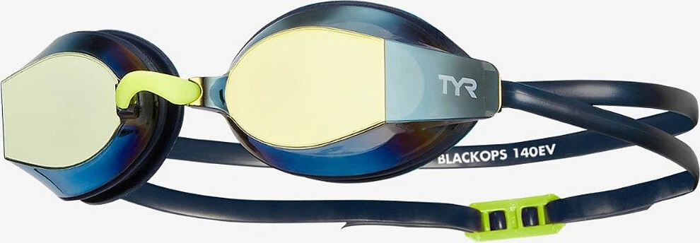 TYR Очки для плавания Blackops 140 EV Racing  Mirrored gold/navy