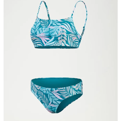 Speedo Раздельный купальник Printed Adjustable Thinstrap Bikini Blue/Pink