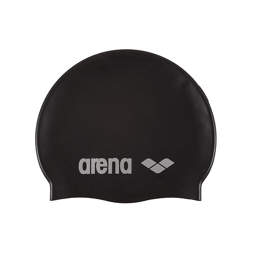 Arena Шапочка для плавания Classic Silicone Black-Silver