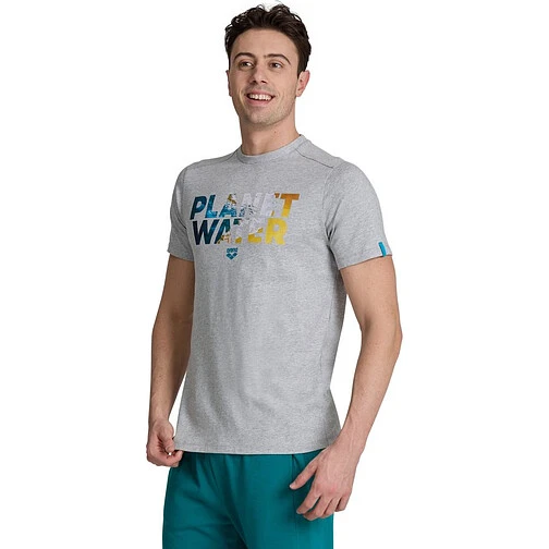 Arena Майка ARENA PLANET WATER T-SHIRT medium grey heather