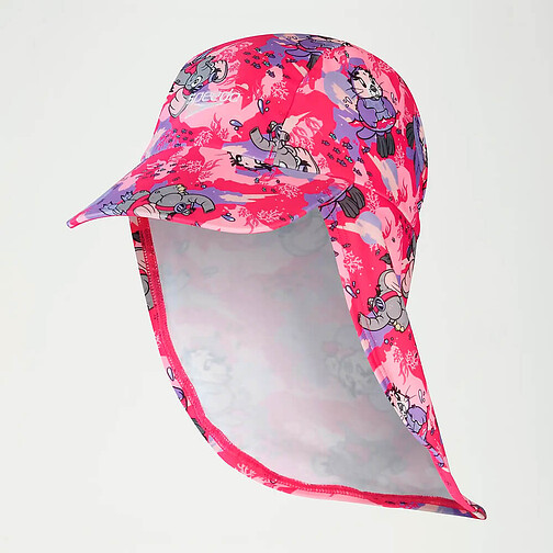 Speedo Шапка для бассейна Girl's Learn to Swim Sun Protection Hat PINK/PURPLE