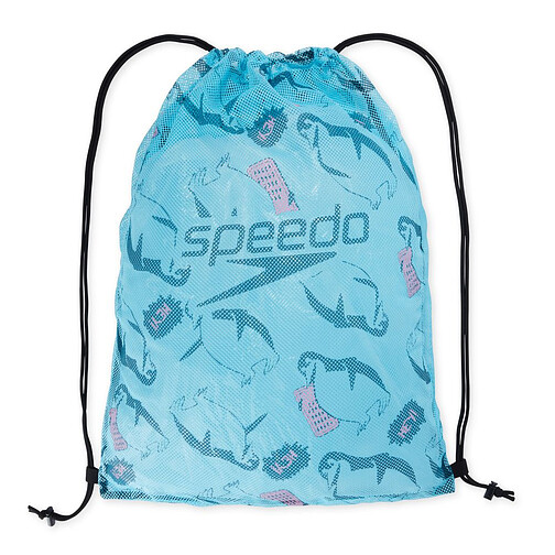 Speedo Мешок-рюкзак Printed Mesh Bag blue/pink