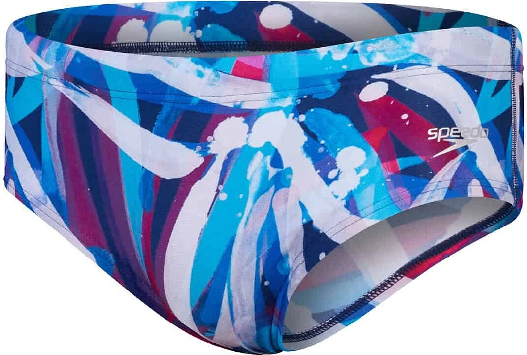 Speedo Плавки спортивные 13.5cm Club Training Allover Brief Purple/Blue