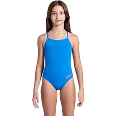 Arena Купальник TEAM CHALLENGE SOLID JR blue river