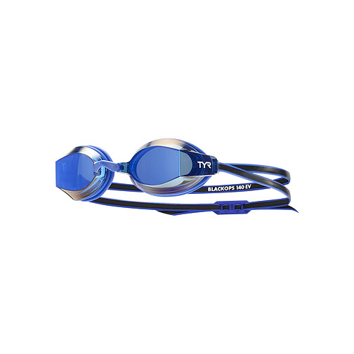 TYR Очки для плавания Women's Black Ops 140 EV Mirrored Racing Blue/Black