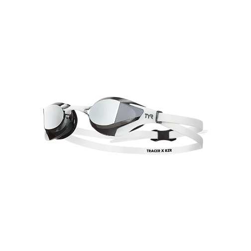 TYR Очки для плавания Tracer-X RZR Racing Mirrored Silver/White/White