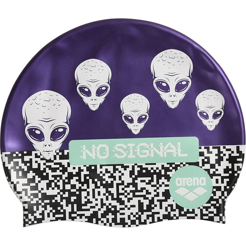 Arena Шапочка для плавания  PRINT JR crazy signal