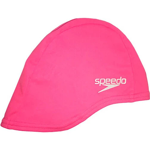 Speedo Шапочка для плавания тканевая Junior Polyester Cap pink