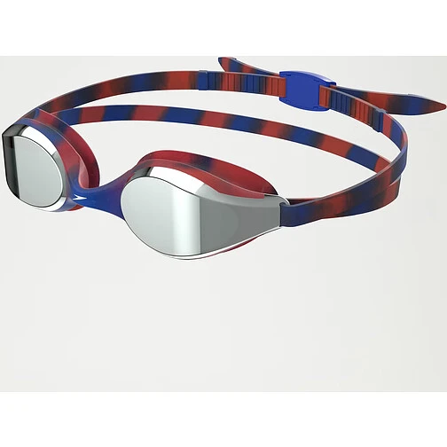 Speedo Очки для плавания Junior Hyper Flyer Mirror Goggles Navy/Red/Grey