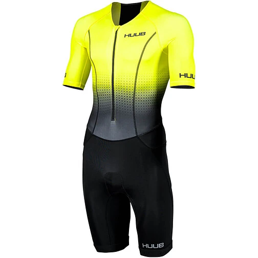 HUUB Стартовый костюм для триатлона мужской Commit Long Course Suit Fluo Yellow