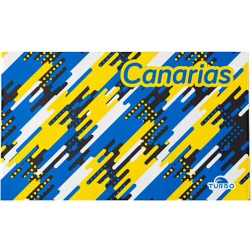 TURBO Полотенце из микрофибры TERRY MICROFIBRE (145 x100cm) CANARIAS FLAG 2020 yellow