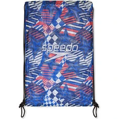 Speedo Мешок-рюкзак Printed Mesh Bag Red/White/Blue