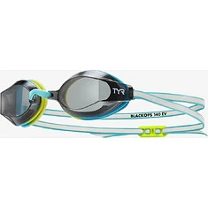 TYR Очки для плавания подростковые Youth Black Ops 140 EV Racing smoke/aqua