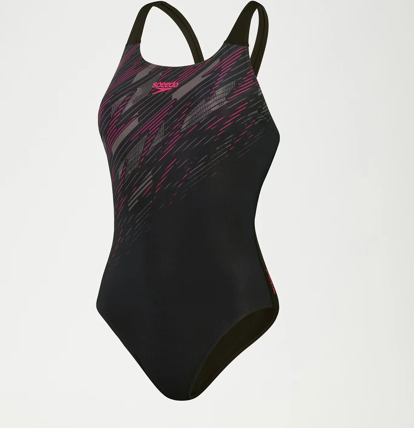 Speedo Купальник HyperBoom Muscleback Swimsuit Black/Pink