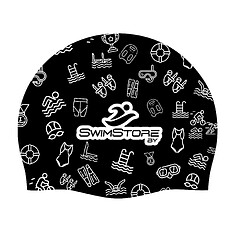SwimStore Шапочка для плавания Aquatics black