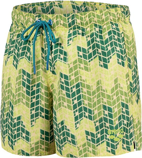 Arena Шорты для плавания BEACH SHORT ALLOVER soft green multi