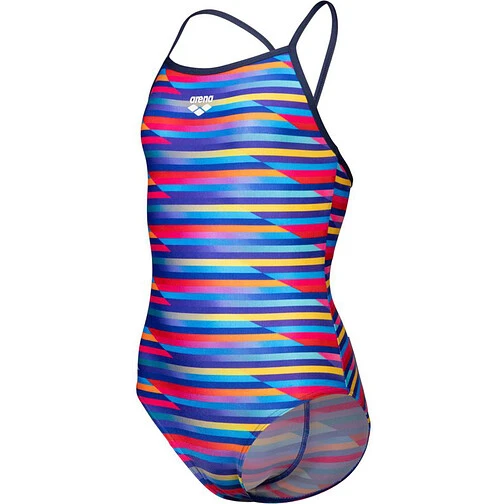 Arena Купальник спортивный ARENA RACING STRIPE LIGHTDROP JR multi-navy-navy