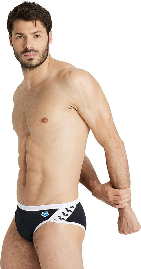 Arena Плавки спортивные ICONS SWIM BRIEFS SOLID black-white