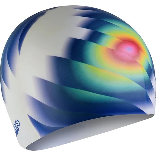Speedo Шапочка для плавания Digital Printed Silicone Cap Shockwave