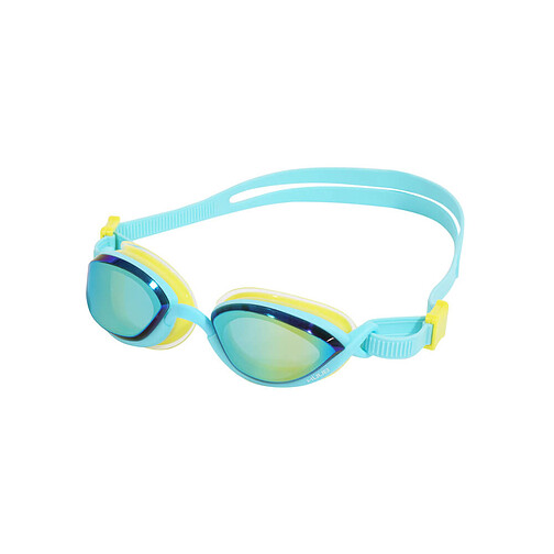 HUUB Очки для плавания Pinnacle Air Seal Goggle Aqua/Fluo Yellow