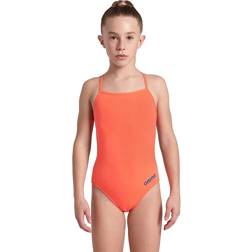 Arena Купальник TEAM CHALLENGE SOLID JR bright coral
