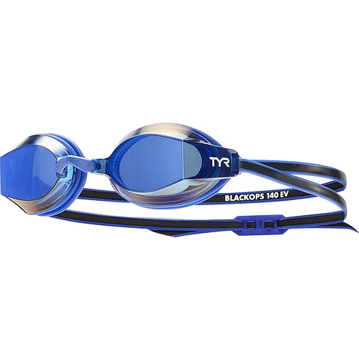 TYR Очки для плавания Women's Black Ops 140 EV Mirrored Racing Blue/Black