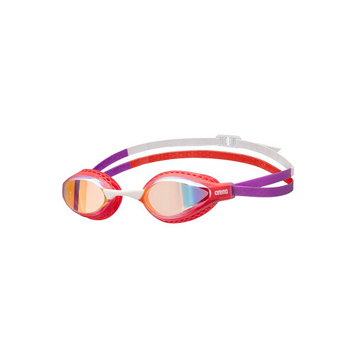 Arena Очки для плавания AIR-SPEED MIRROR yellow_copper-bright_coral-plum