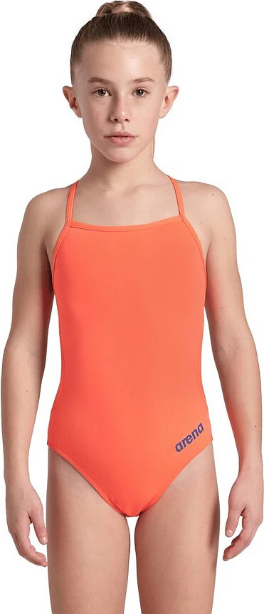 Arena Купальник TEAM CHALLENGE SOLID JR bright coral